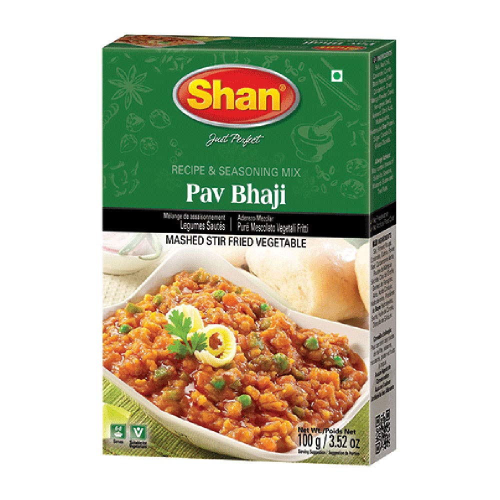 Asiatisches Pav Bhaji Gewürz - Shan, authentische indische Gewürzmischung für Pav Bhaji.