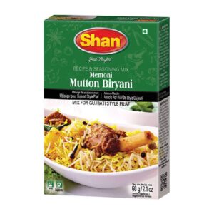 Asiatische Lebensmittel Online-Shop, Shan Mutton Biryani Gewürzmischung, 60g.