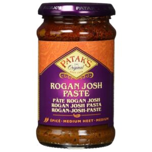 Asiatischer Lebensmittelladen - Rogan Josh Paste im Glas, asiatische Gewürzpaste.