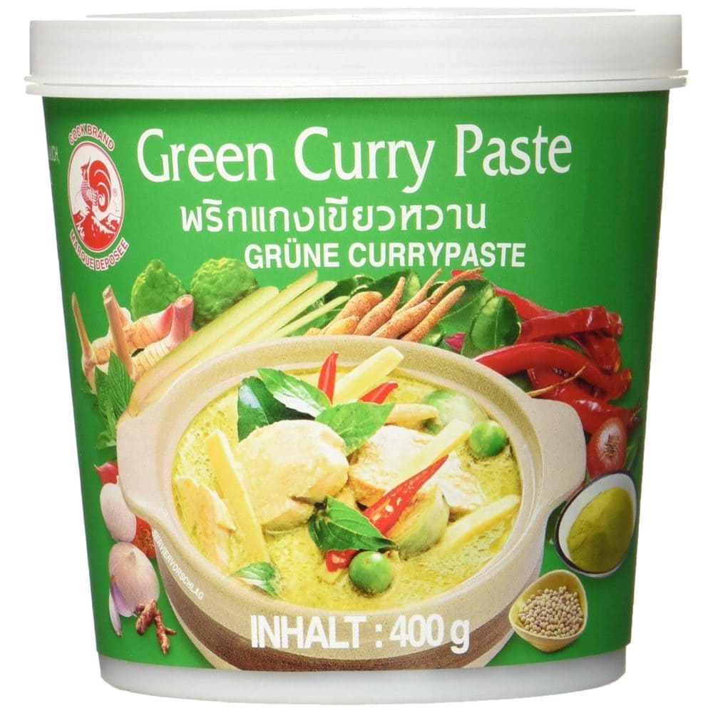Asiatischer Lebensmittelladen - Grüne Curry Paste, 400g, authentisch und aromatisch.