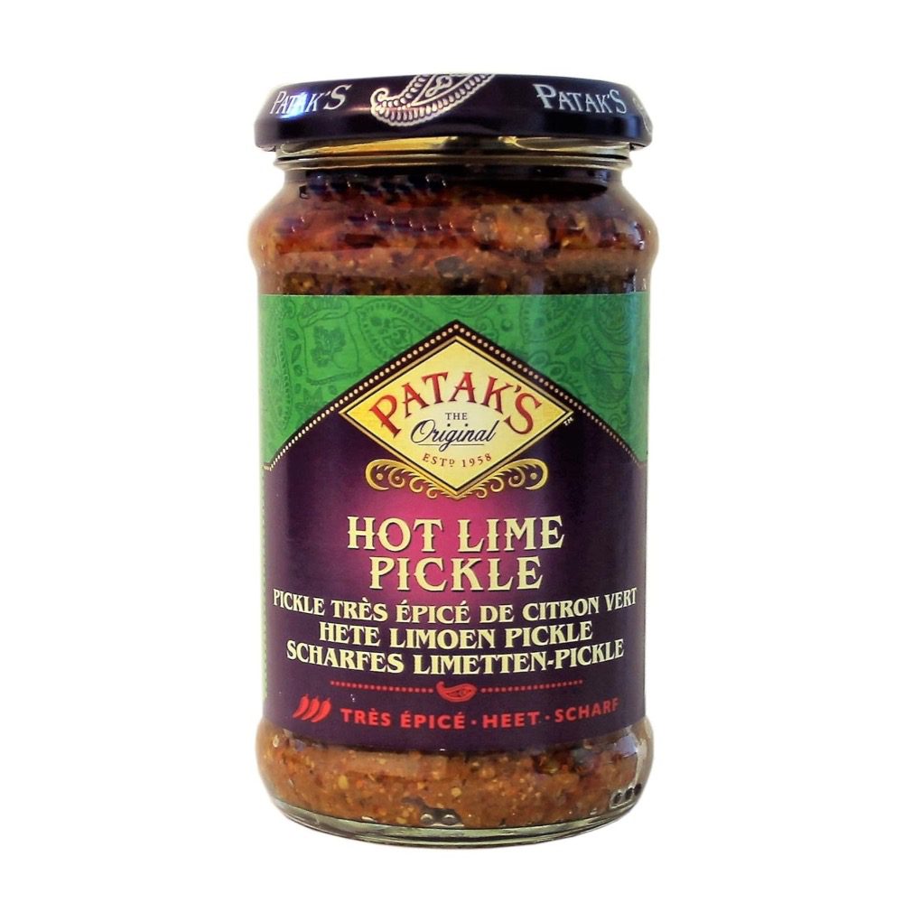 Asiatischer Hot Lime Pickle im Glas, asiatische Lebensmittel Online-Shop.