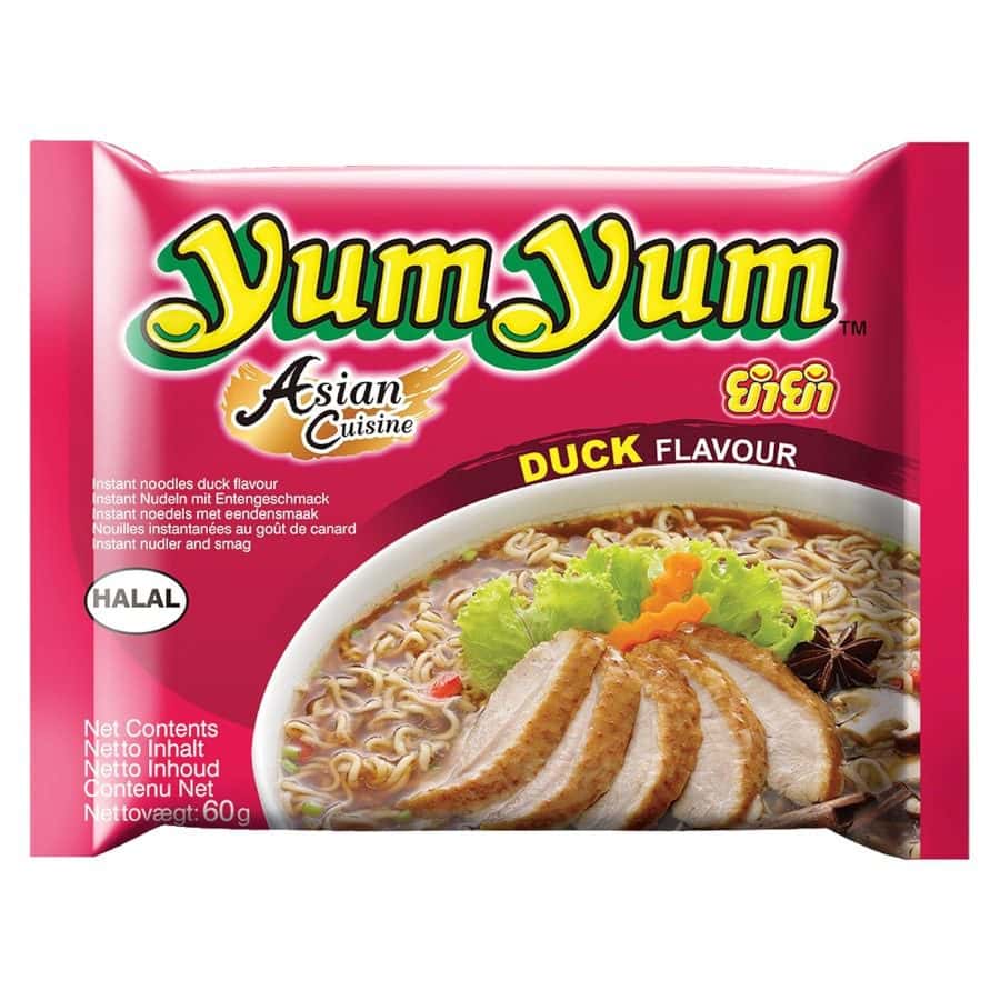 YumYum Duck Flavour Instant Nudeln, asiatische Lebensmittel Online-Shop.