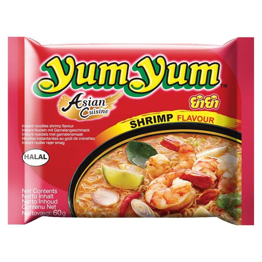 YumYum Shrimp Flavour Instant Nudeln, asiatische Lebensmittel Online-Shop.