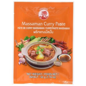 Asiatischer Lebensmittelladen - Massaman Curry Paste 50g, authentisch und aromatisch.