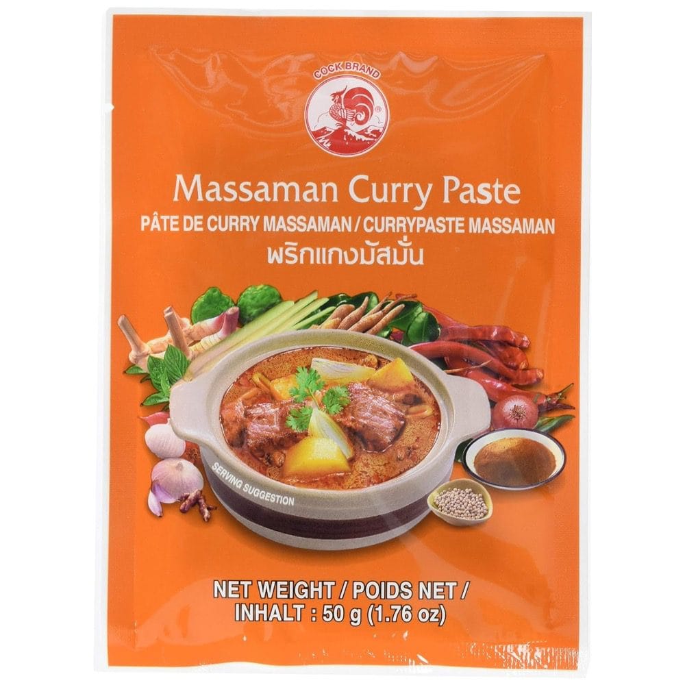 Asiatischer Lebensmittelladen - Massaman Curry Paste 50g, authentisch und aromatisch.