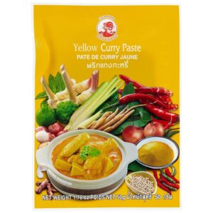 Asiatischer Lebensmittel Online-Shop, Gelbe Curry Paste, asiatische Gewürze.