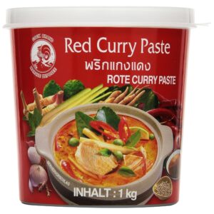 Asiatischer Lebensmittelladen - Rote Curry Paste, 1 kg, authentisch und aromatisch.