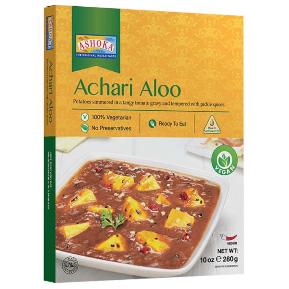 Asiatischer Achari Aloo, vegetarisch, vegan, fertig zum Verzehr, 280g.