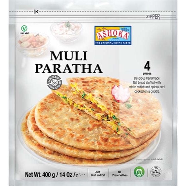 Asiatischer Muli Paratha, 4 Stück, asiatische Lebensmittel Online-Shop.