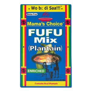 Fufu Mix Plantain, glutenfrei, asiatischer Lebensmittel Online-Shop.