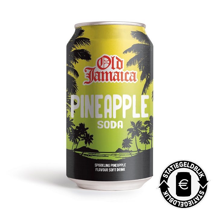 Asiatische Ananas-Soda in Dosen, erfrischendes Getränk aus dem asiatischen Lebensmittel Online-Shop.