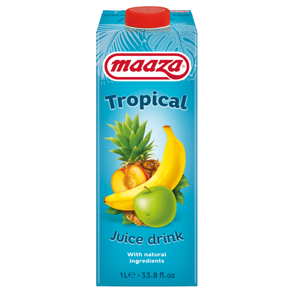 Asiatischer Fruchtsaft Maaza Tropical 1L, online im asiatischen Lebensmittel Shop.