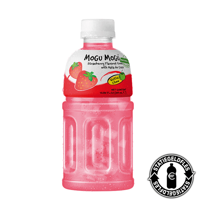 Mogu Mogu Erdbeere 320ml Getränk, asiatischer Lebensmittel Online-Shop.