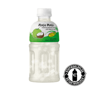 Mogu Mogu Kokosnuss Getränk, asiatische Lebensmittel, 320ml Flasche.