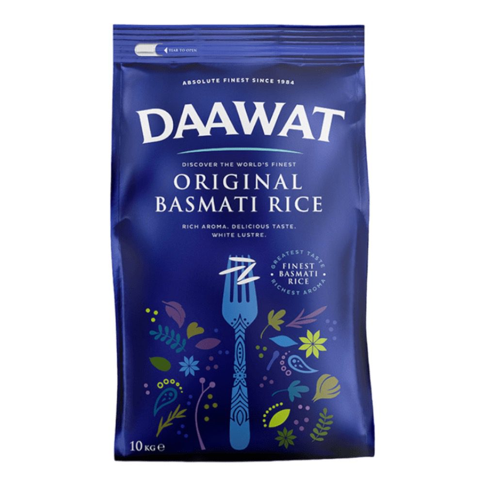 Asiatische Lebensmittel Online-Shop. Basmati-Reis in 10kg Packung.