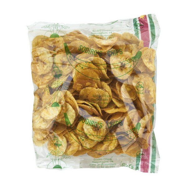 Asiatische Bananenchips im Beutel, asiatischer Lebensmittel Online-Shop.