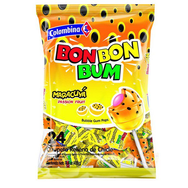 Asiatische Lebensmittel Online-Shop, Passionsfrucht Bon Bon Bumm, Bubble Gum.