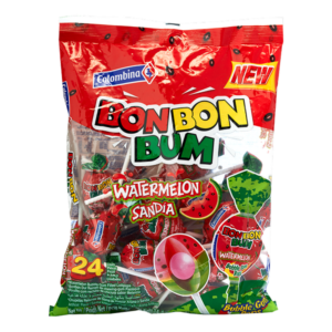 Süße Wassermelone Bon Bon Bonbons, asiatischer Snack, 24 Stück.