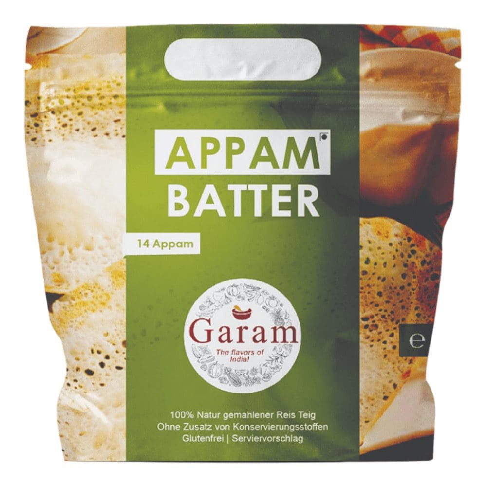Asiatischer Appam-Teig 750g, glutenfrei, ohne Konservierungsstoffe, asiatische Lebensmittel.