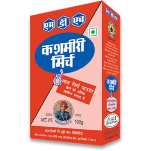 Asiatische Lebensmittel Online-Shop, Kashmiri Mirch Gewürz, 100g.