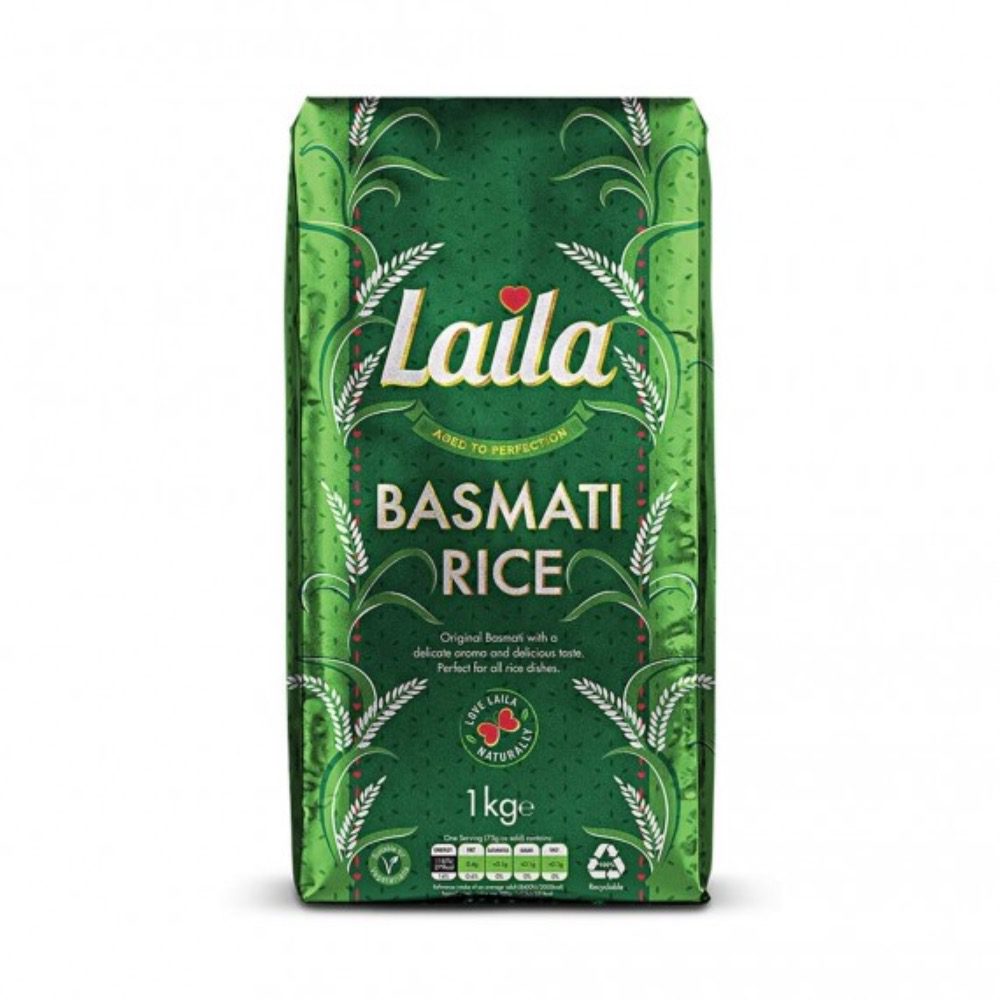 Asiatischer Basmati-Reis in 1kg-Packung, asiatische Lebensmittel Online-Shop.
