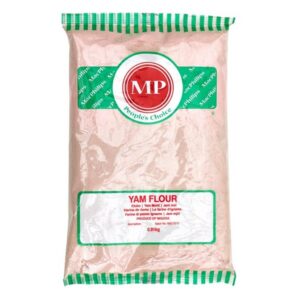 Asiatischer Lebensmittel Online-Shop, Yamswurzelmehl in Packung.