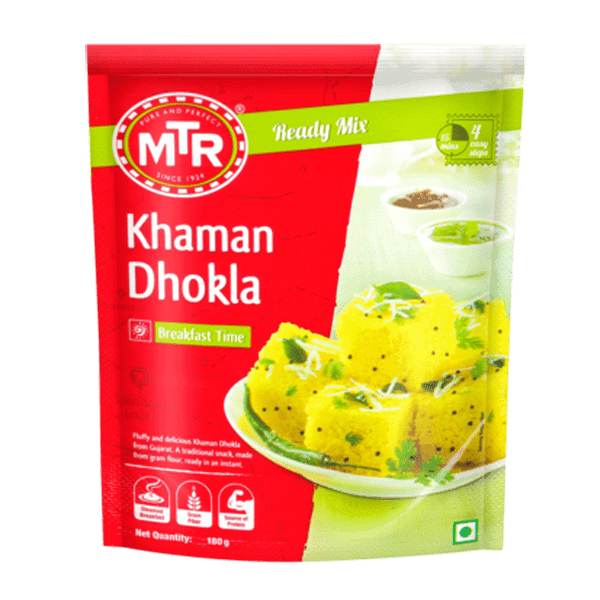 Asiatischer Lebensmittelladen - Dhokla Mix, 200g, schnelle Zubereitung, vegetarisch.