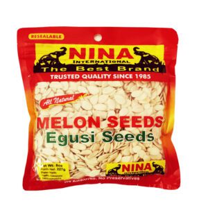 Asiatischer Lebensmittel Online-Shop, Egusi Samen in Verpackung.