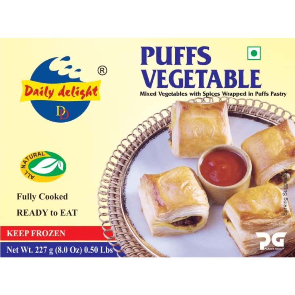 Asiatischer Lebensmittel Online-Shop, Gemüse Puffs mit Dip, asiatische Snacks.