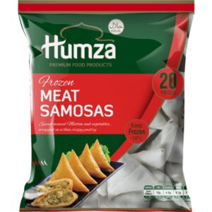 Asiatische Lebensmittel Online-Shop, HUMZA Fleisch Samosa, 20 Stück, gefroren, halal.
