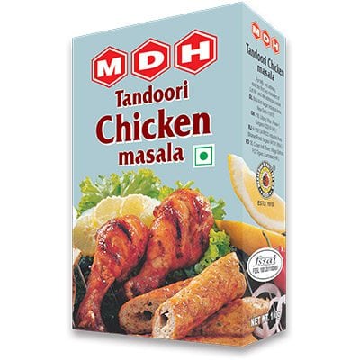 Asiatischer Lebensmittel Online-Shop, Tandoori Chicken Masala Verpackung.