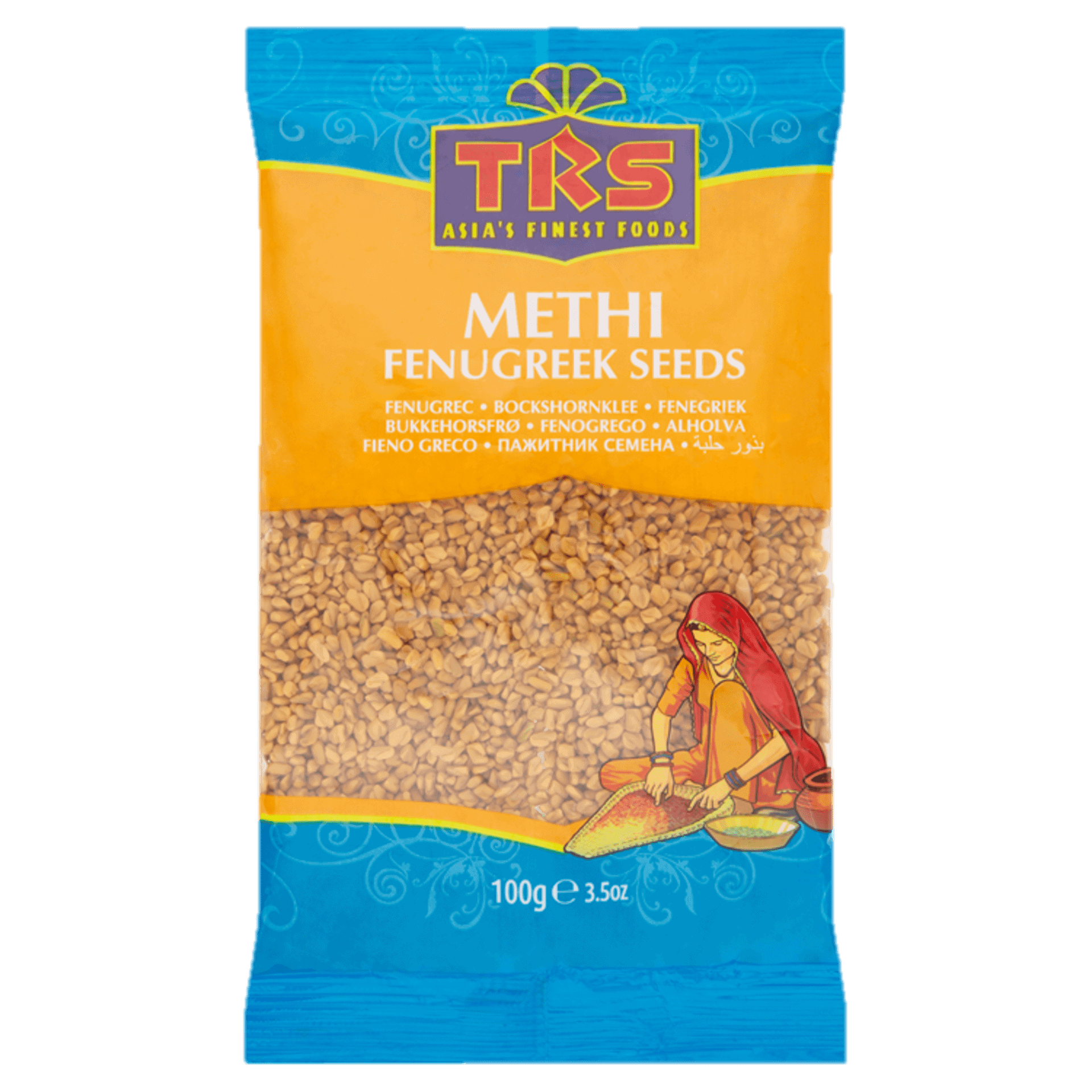 Asiatischer Lebensmittelladen - Methi Samen, 300g, asiatische Gewürze.