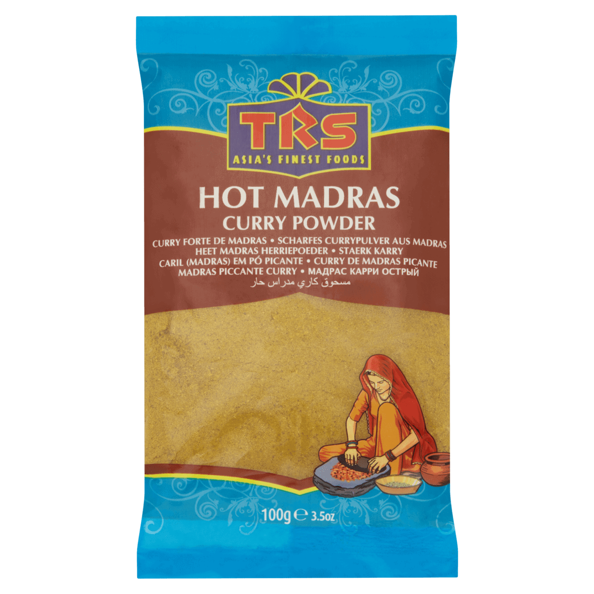 Asiatischer Lebensmittelladen - TRS Madras Curry Pulver 100g.