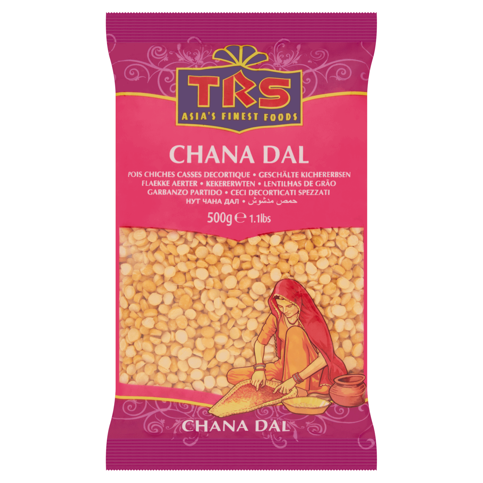 Asiatischer Lebensmittel Online-Shop, Chana Dal 500g, asiatisches Lebensmittel.