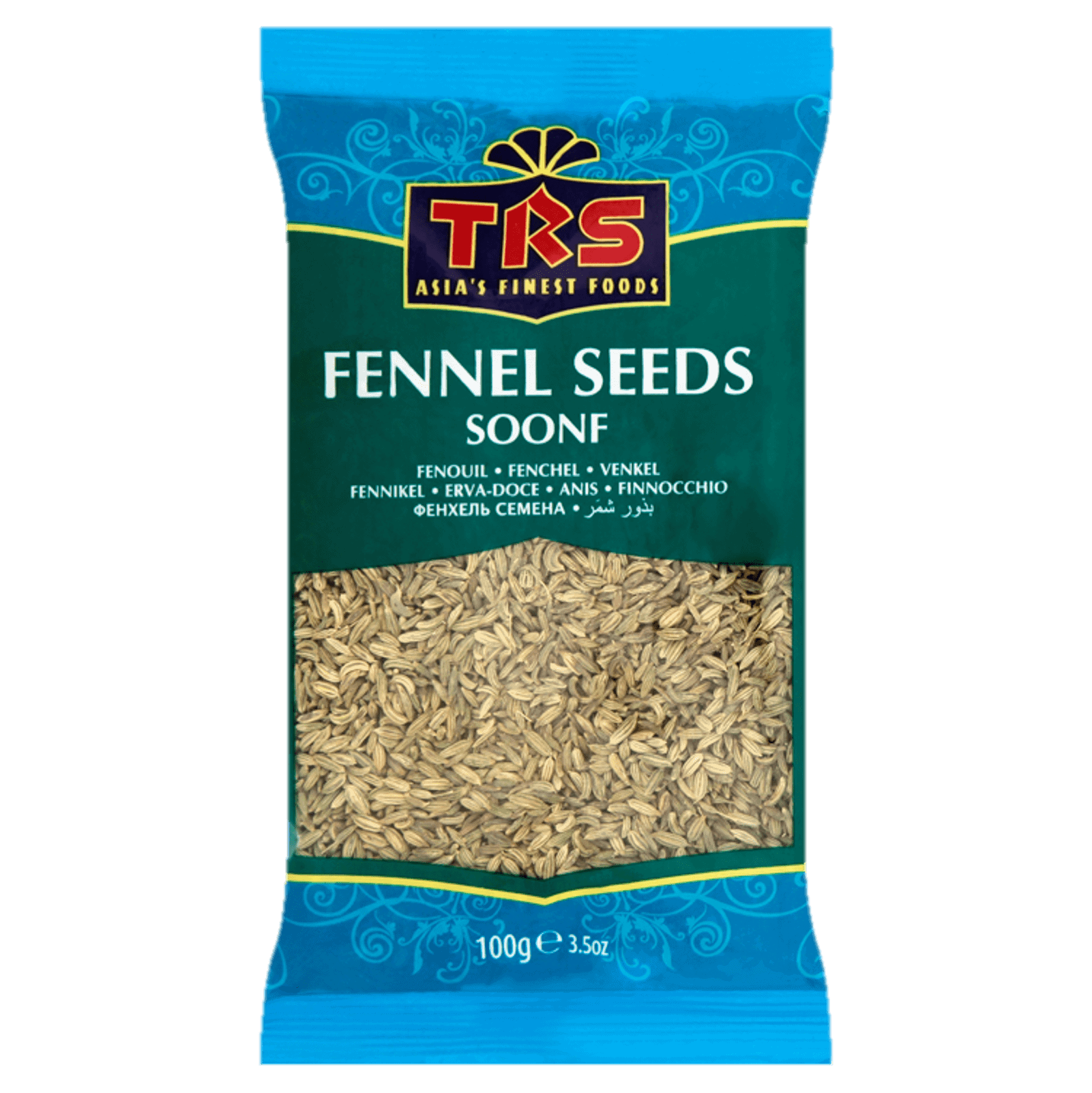 Fenchel Samen im asiatischen Lebensmittel Online-Shop, 100g Packung, aromatisch und frisch.
