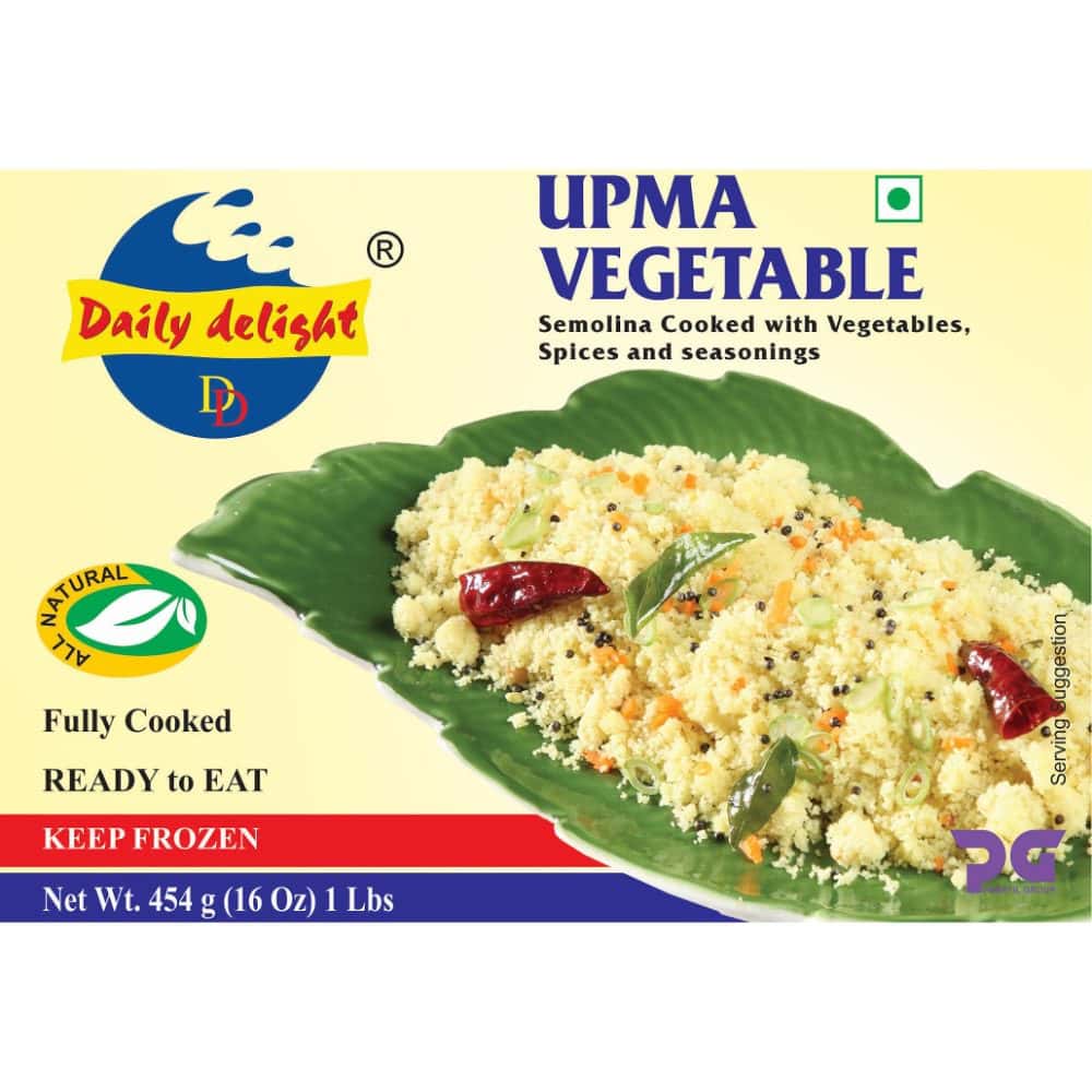Asiatischer Lebensmittel Online-Shop, Upma Gemüse, voll gekocht, ready to eat, 454g.