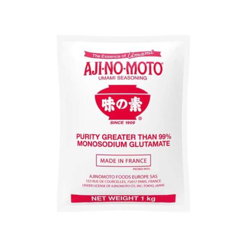 Asiatischer Lebensmittel Online-Shop, Ajinomoto MSG 1kg Verpackung.