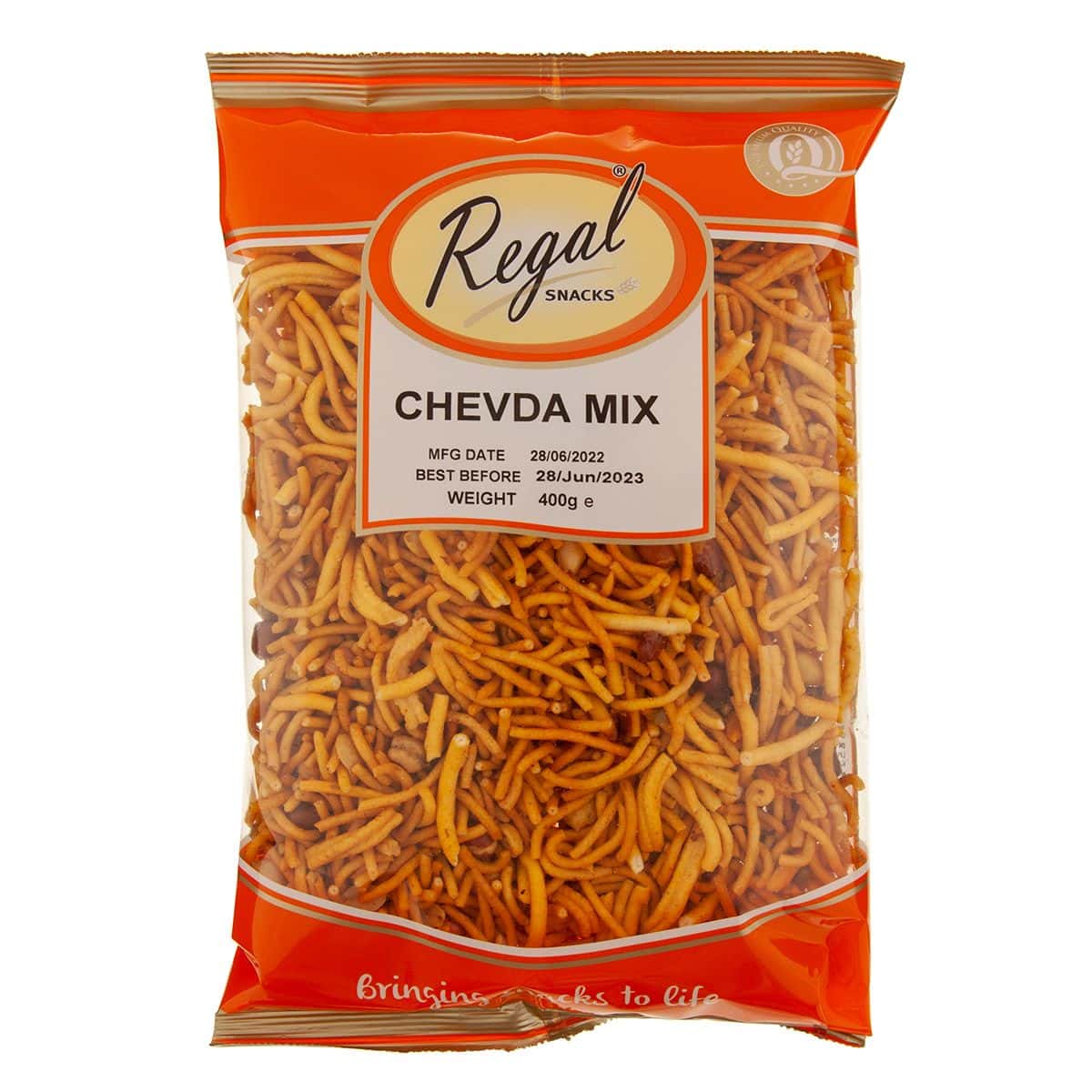 Asiatischer Lebensmittelladen - Chevda Mix, 400g, knuspriger Snack aus Indien.