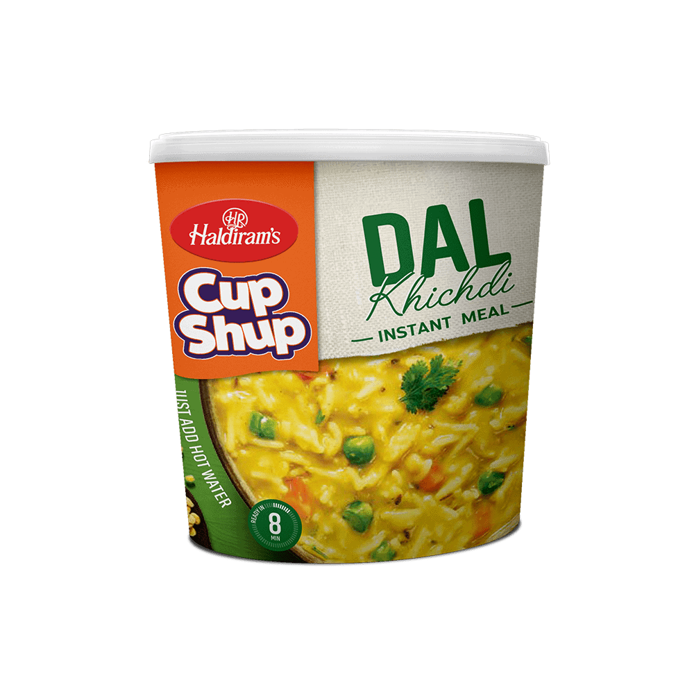 Asiatischer Lebensmittelladen, Haldiram's Dal Khichdi Instant Meal.