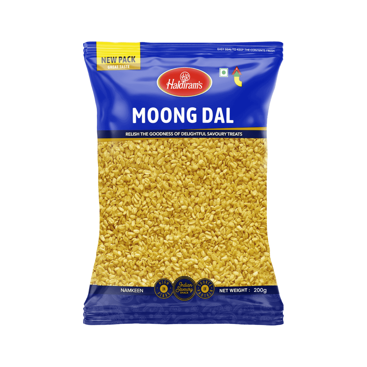 Asiatische Lebensmittel Online-Shop, Moong Dal in Packung, 200g.