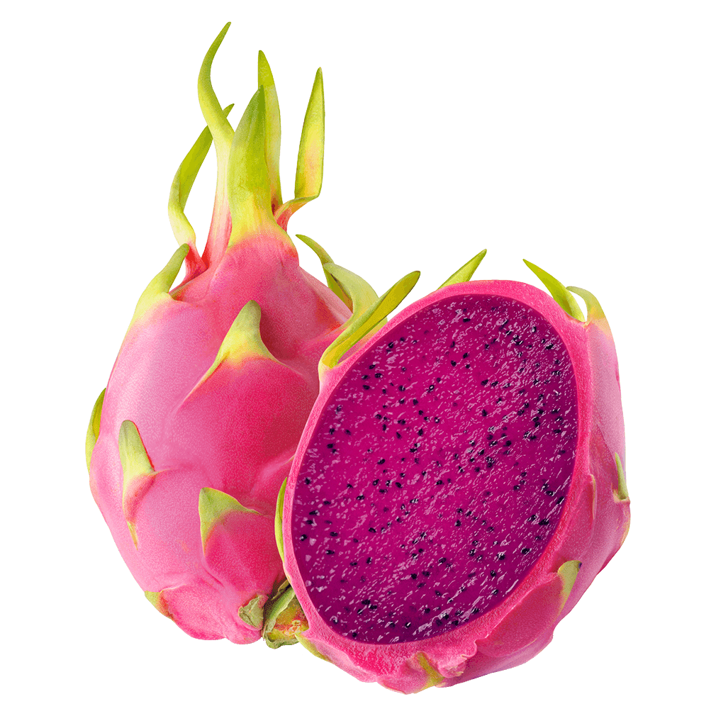 Rote Drachenfrucht, asiatisches Superfood, frische exotische Frucht.