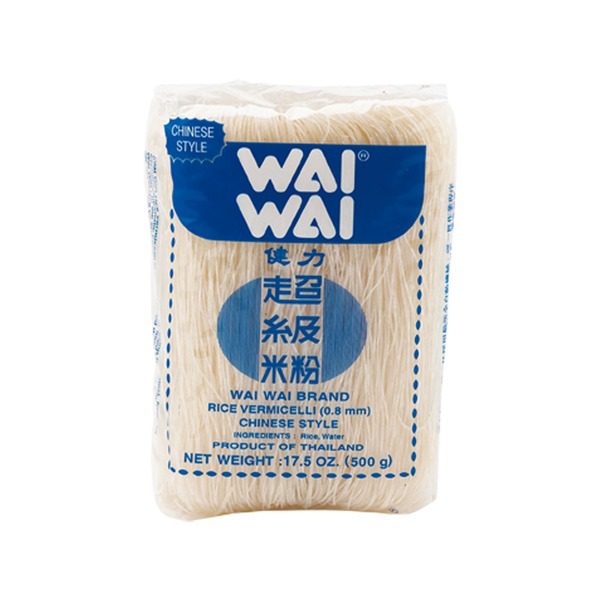 Reis-Vermicelli für asiatische Gerichte, 500g, WAI WAI Marke, online kaufen.