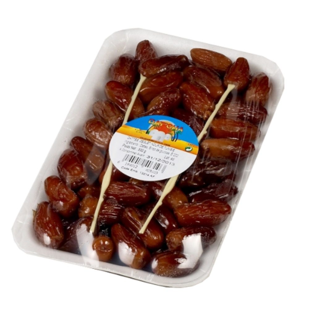 Asiatische Datteln im Frischhaltebehälter, ideal für asiatische Rezepte.