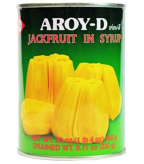 Asiatische Lebensmittel Online-Shop, Jackfrucht in Sirup, 565g Dose.
