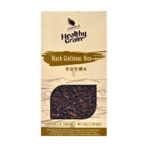 Asiatischer Klebreis im Online-Shop, 1 kg, schwarzer, glutenfreier Reis.