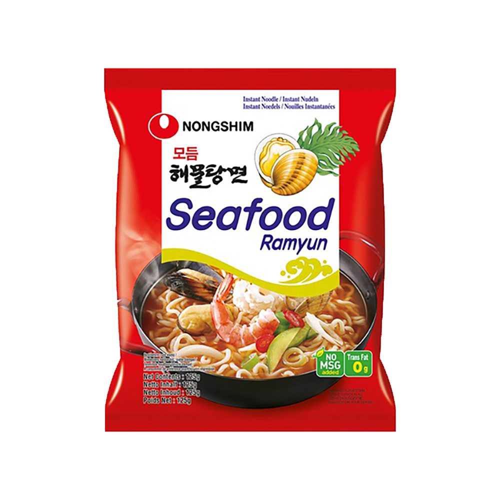 Asiatischer Lebensmittel Online-Shop, NONGSHIM Seafood Ramyun 120g.