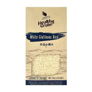 Asiatischer Klebreis im Online-Shop, 1 kg Packung, hochwertig und frisch.