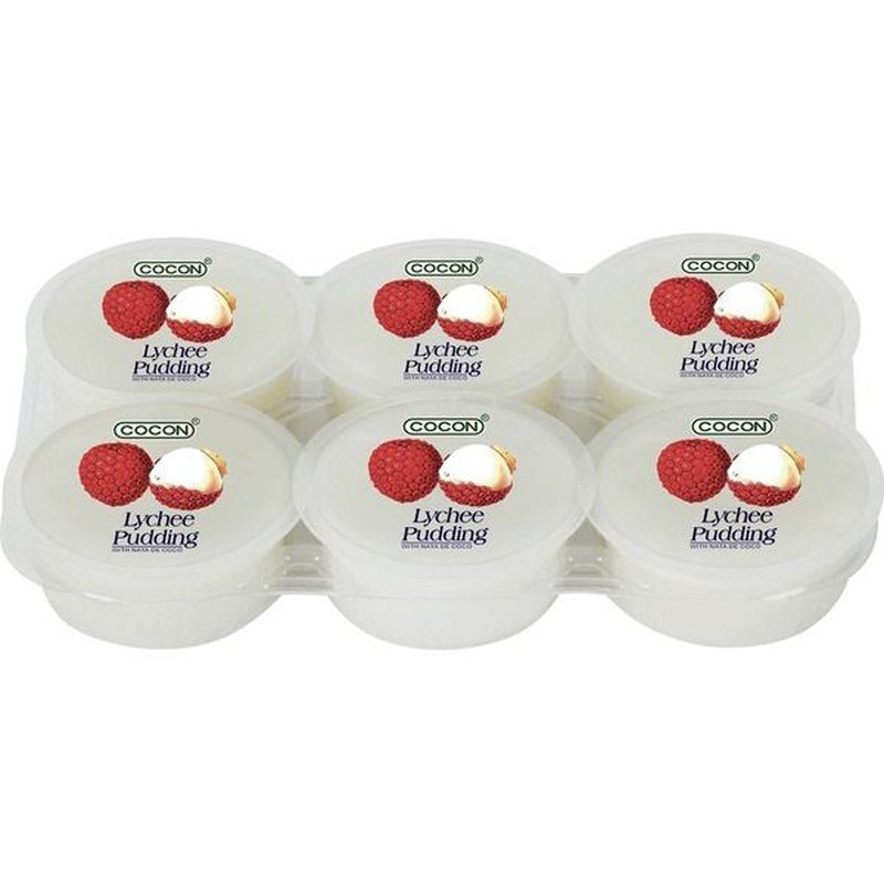 Asiatischer Lebensmittelladen - COCON Litschi-Pudding 6x80g.