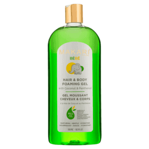 Asiatischer Lebensmittelladen, Haar- und Körper-Schaumgel mit Kokos & Panthenol.