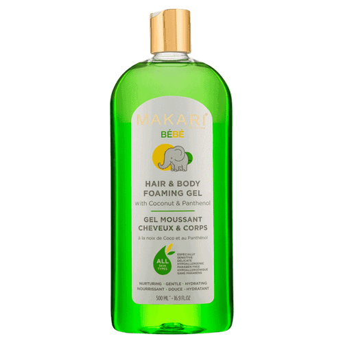 Asiatischer Lebensmittelladen, Haar- und Körper-Schaumgel mit Kokos & Panthenol.